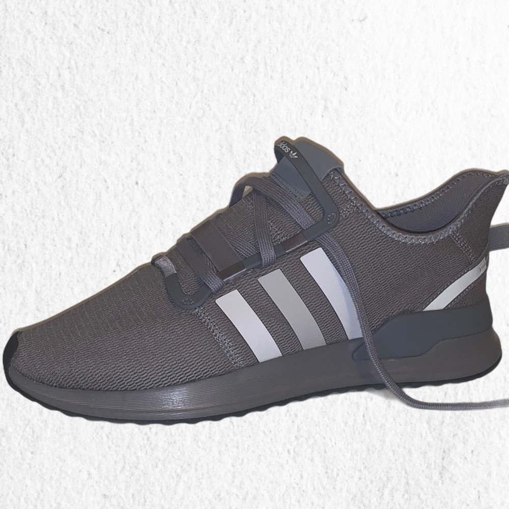 Men’s Gray Adidas U_Path Run Sneakers / Shoes